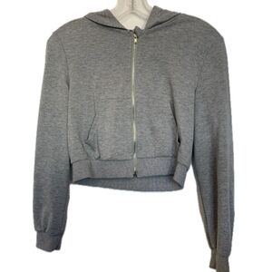 SHEIN Gray Kids Zip-Up Hoodie